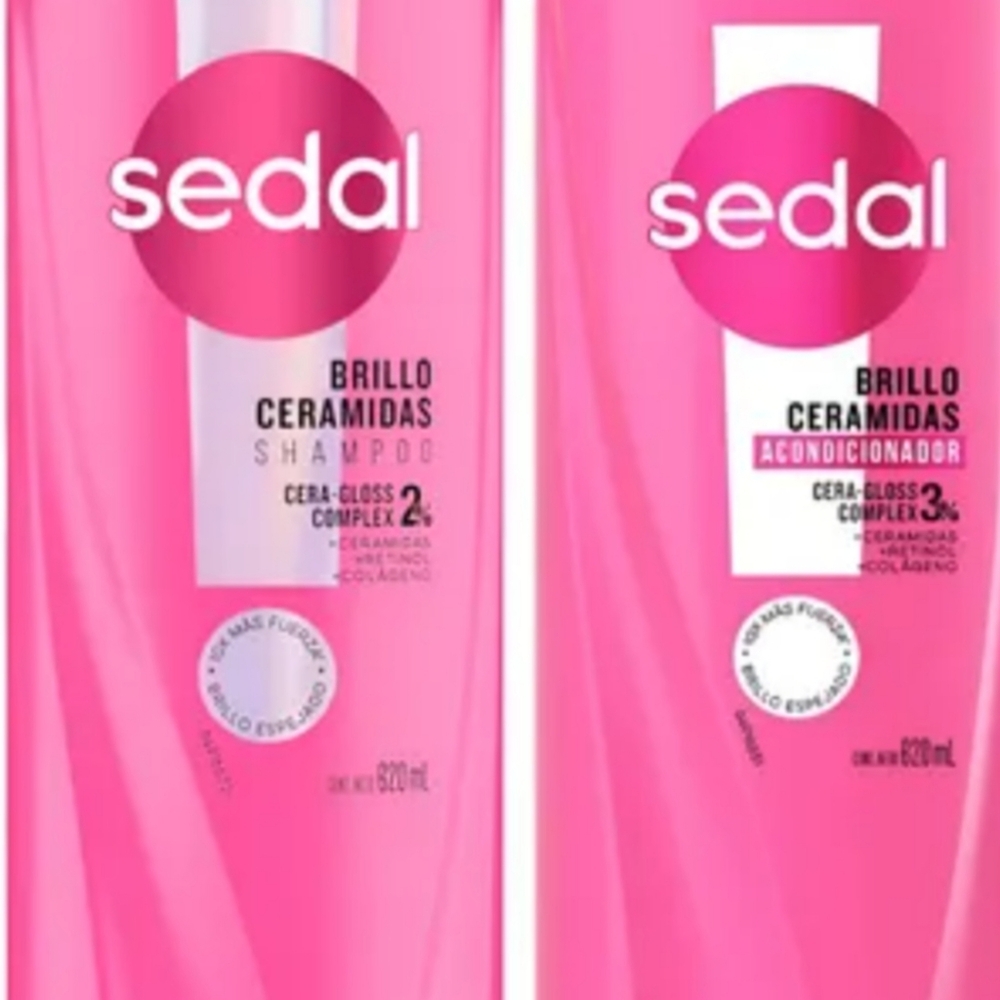 2X SEDAL SHAMPOO y ACONDICIONADOR CERAMIDAS - 2 GRANDES 620ml c/u - ENVIO GRATIS